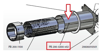 Корпус решітки пальника 200кВт - PB-200-0200-V02